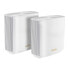 ASUS ZenWiFi AX (XT9) AX7800 2er Set Weiß - White - Internal - Mesh system - Power - 264.77 m² - Tri-band (2.4 GHz / 5 GHz / 5 GHz)