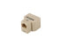 Lanberg AD-RJ45-2RJ45-OU - Beige - CE - Female/Female - фото #2