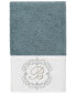 Textiles Turkish Cotton Monica Embellished Towel 3 Piece Set - Dark Gray