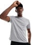 Фото #1 товара ASOS DESIGN essential heavyweight boxy t-shirt 240gsm in grey marl