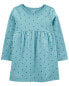 Toddler Heart Long-Sleeve Jersey Dress 3T