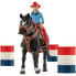 SCHLEICH 42576 Cowgirl Barrel Racing Fun Toy