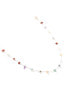 ASOS DESIGN short necklace with semi precious style chippings in gold tone