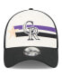 Фото #4 товара Men's Cream/Black Colorado Rockies 2024 MLB All-Star Game Workout 39THIRTY Flex Hat