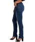 Women's Peri Pull On Mid Rise High Stretch Straight Jeans