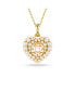 Фото #1 товара Swarovski hyperbola Pendant, Heart, White, Gold-Tone Plated