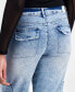 Фото #7 товара Juniors' Mid-Rise Wide-Leg Cargo Jeans