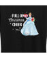 ფოტო #3 პროდუქტის Air Waves Trendy Plus Size Disney Cinderella Christmas Cheer Graphic T-shirt