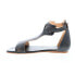 Фото #5 товара Bed Stu Sable F373039 Womens Black Leather Hook & Loop Strap Sandals Shoes 6
