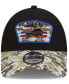 Men's Black-Camouflage Buffalo Bills 2021 Salute To Service Trucker 9FORTY Snapback Adjustable Hat