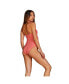 ფოტო #2 პროდუქტის Flirtt by Women's Tapestry texture Underwire one piece swimsuit