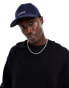 Armani Exchange linear box logo baseball cap in navy