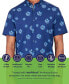Men's Regular-Fit Non-Iron Performance Stretch Floral Circle-Print Button-Down Shirt