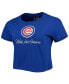 Women's Blue Chicago Cubs Historic Champs T-shirt