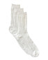 Stems Set Of 3 Cable Knit Crew Sock Women's Os