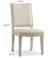 Фото #3 товара CLOSEOUT! Parker Upholstered Side Chair, Created for Macy's