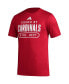 Фото #3 товара Men's Red Louisville Cardinals AEROREADY Pregame T-shirt