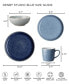 Studio Blue 4-Pc. Coupe Dinner Plate Set