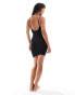 Vero Moda seamless bodycon shaping dress in black