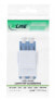 Фото #5 товара InLine FO Keystone Snap-in adaptor white - duplex LC/LC - SM - ceramic sleeve,blue