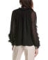 Фото #2 товара Ungaro Isabella Blouse Women's Black S