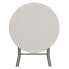 Фото #2 товара 32'' Round Granite White Plastic Folding Table