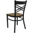 Фото #4 товара Hercules Series Black ''X''Restaurant Chair