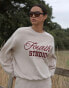 4th & Reckless Chester sweatshirt in oatmeal