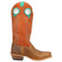 Фото #1 товара Justin Boots Lorena 13" Wide Square Toe Cowboy Womens Brown Casual Boots JP2604