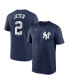 Men's Derek Jeter New York Yankees Legend Name and Number Home T-Shirt