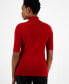 ფოტო #2 პროდუქტის Women's Half-Sleeve Turtleneck Sweater