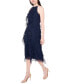 Women's Ruffled Sleeveless Midi Dress