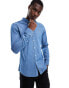 Фото #1 товара Farah brewer denim long sleeve shirt in blue