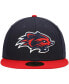 Фото #3 товара Men's Navy New Hampshire Fisher Cats Authentic Collection Road 59FIFTY Fitted Hat