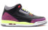 Фото #3 товара Jordan Air Jordan 3 Retro Black Atomic Red Volt 小丑 高帮 复古篮球鞋 GS 黑红灰 / Кроссовки Jordan Air Jordan 441140-039