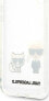 Karl Lagerfeld Karl Lagerfeld KLHCI65CKTR iPhone Xs Max hardcase Transparent Karl & Choupette