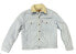 Фото #1 товара Levi’s Women’s Ex-Boyfriend Light Blue Corduroy Sherpa Trucker Jacket 371370047