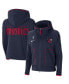 Фото #1 товара Women's Navy Washington Mystics Full-Zip Knit Jacket