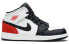 Air Jordan 1 Mid "Black Toe" BQ6931-100 Sneakers