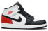 Кроссовки Jordan Air Jordan 1 Mid "Black Toe" GS BQ6931-100