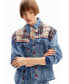 ფოტო #4 პროდუქტის Women's Embroidered denim trucker jacket