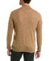 Фото #2 товара Forte Cashmere 1/4-Zip Cashmere Mock Sweater Men's Brown L