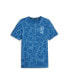 Фото #2 товара Men's Blue Manchester City FtblCore Allover Print T-shirt