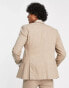 Фото #2 товара Jack & Jones Premium slim fit linen suit jacket in sand