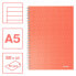 Фото #3 товара ESSELTE Wiro Cardboard Covers Color Breeze A5 Coral Striped Pattern Notebook