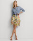 Фото #4 товара Petite Ruffled Floral Miniskirt