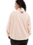 Nike Running Swoosh Run Plus Dri-FIT zip through fleece jacket in pink