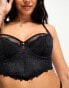 Dorina Esme light padded bustier in black