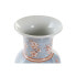 Vase DKD Home Decor 13 x 13 x 31 cm Porcelain Blue Orange Oriental