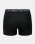 Фото #3 товара Polo Ralph Lauren 3 pack trunks with logo waistband in multi